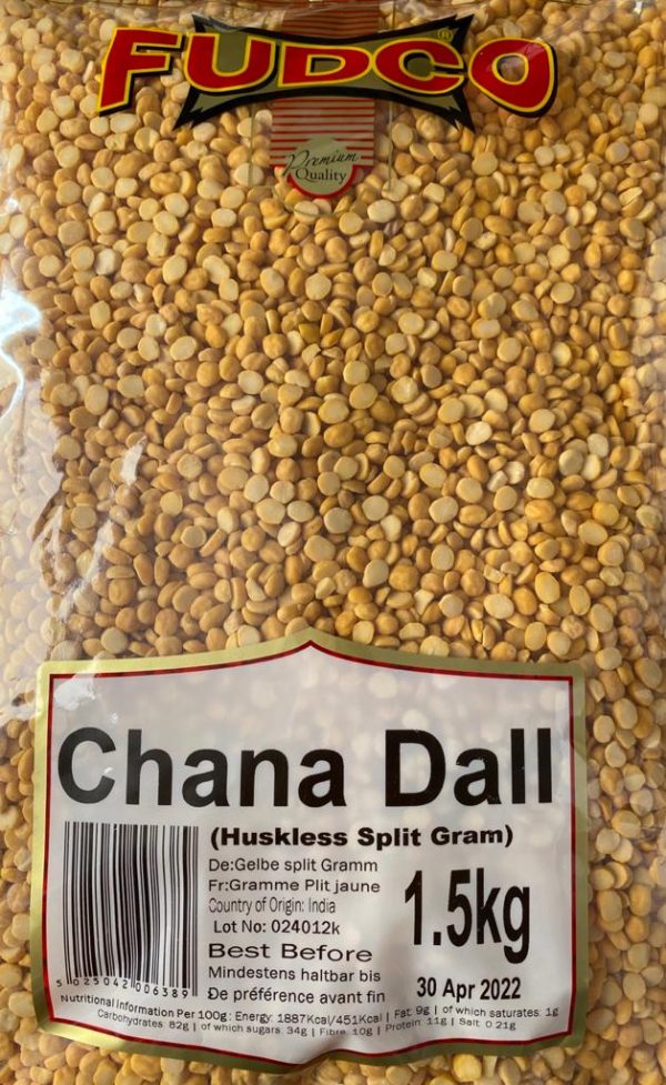 Fudco Chana Dall (Huskless Split Gram) 1.5kg