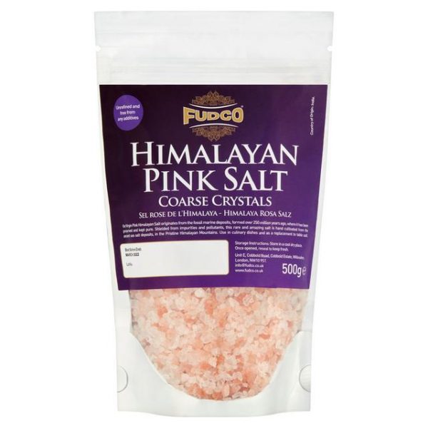 Fudco Himalayan Pink Salt (Coarse Crystals) 500g