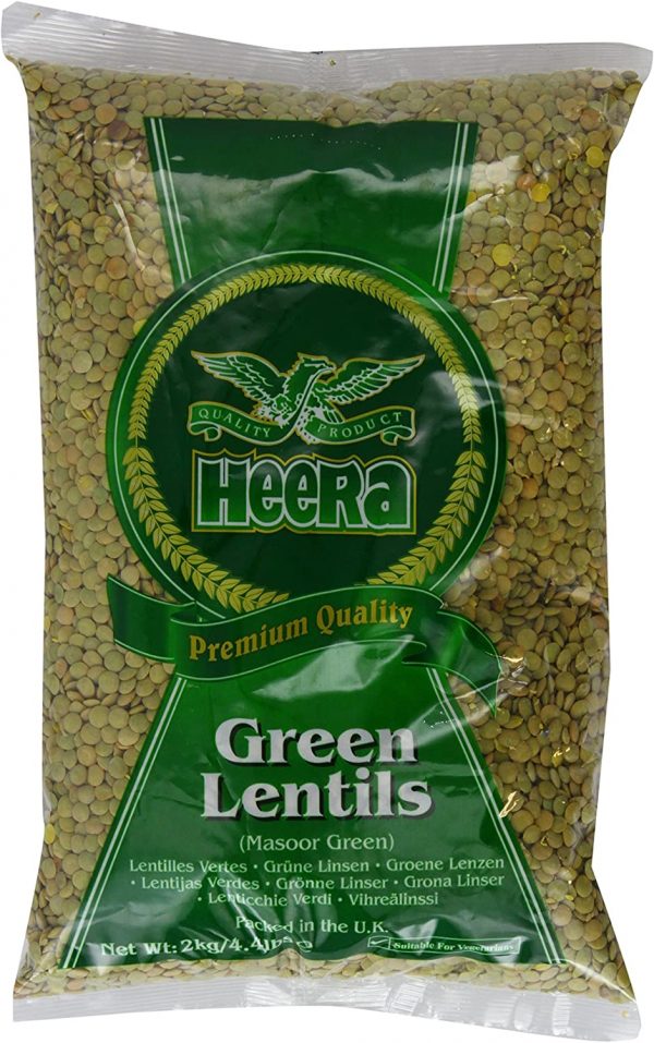 Heera Masoor Green (Green Lentil) 500g