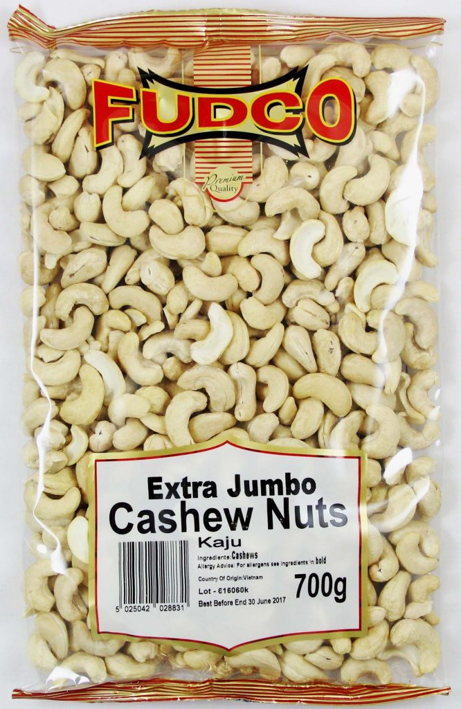 Fudco Jumbo Cashew Nuts 700g Rashan Pani