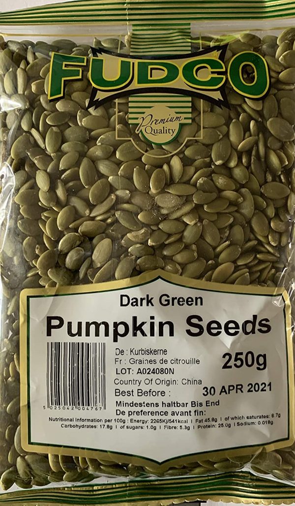 Fudco Dark Green Pumpkin Seeds 250g