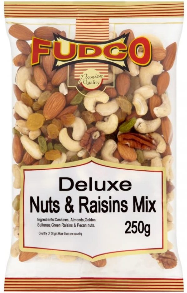 Fudco Deluxe Nuts & Raisin Mix 250g