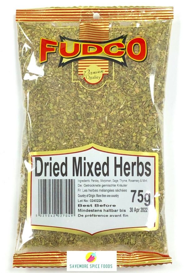 Fudco Dried Herb Mixed Herbs 75g