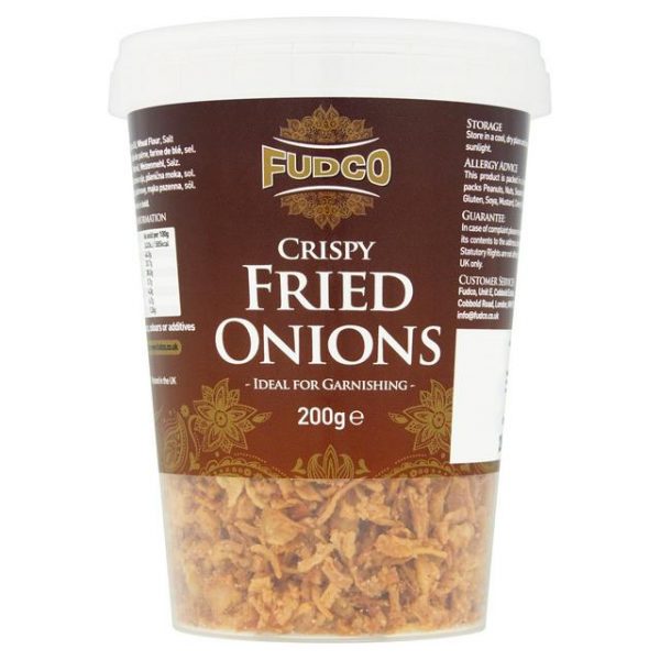 Fudco Fried Onions Tub 200g
