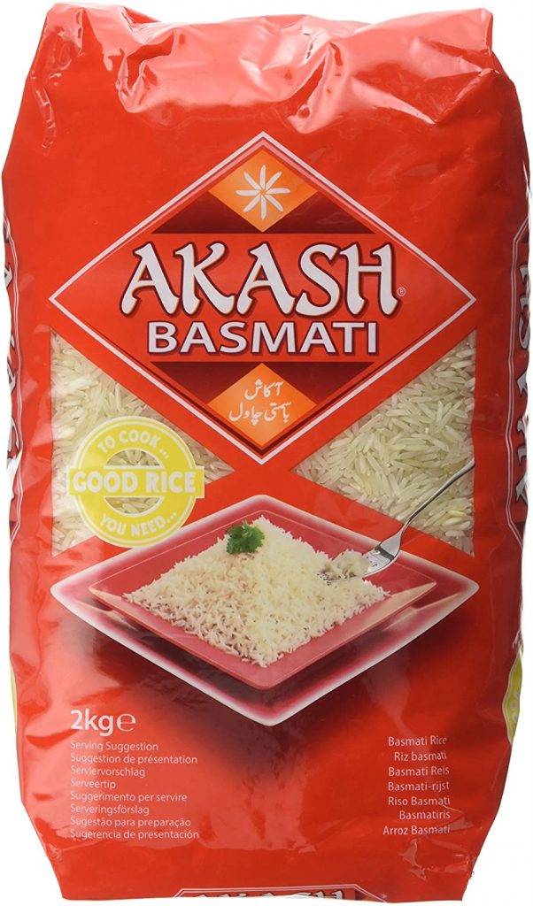 Akash Basmati Rice 2kg Rashan Pani