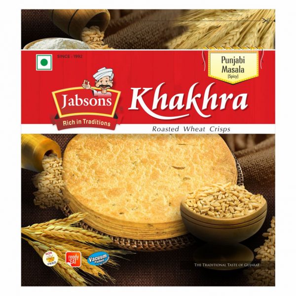 Jabsons Khakhra Punjabi Masala 180g