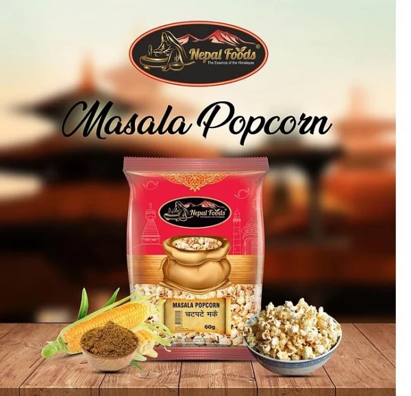 Nepal Foods Masala Popcorn 60g