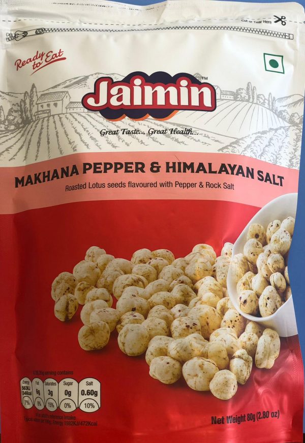 Jaimin Makhana Pep Himalayan Salt 80g