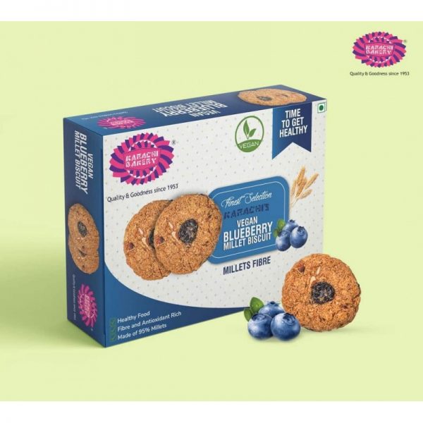 K B Vegan Bluberry Millet Biscuit 300g