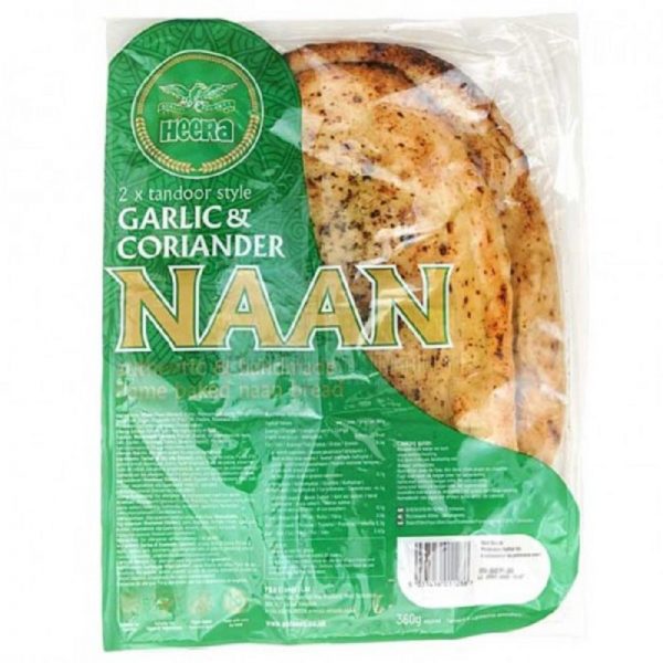 Heera Garlic & Coriander 2 Tandoor Naan