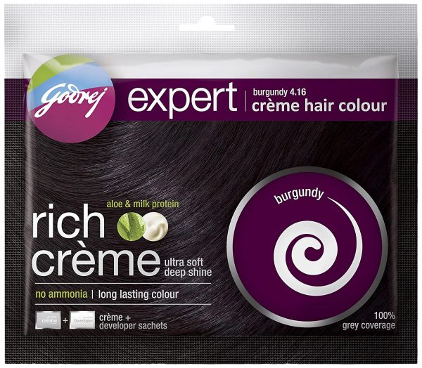 Godrej Creme Hair Colour Burbundy 20g