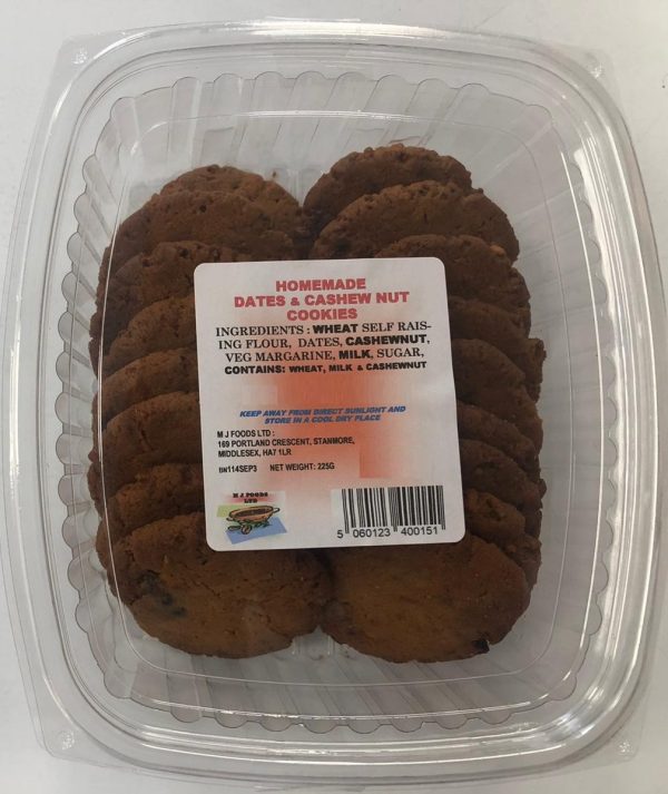 Honemade Dates & Cashew Cookies 225g
