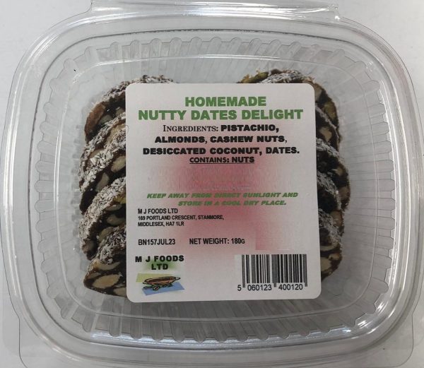 Homemade Nutty Dates Delight 180g