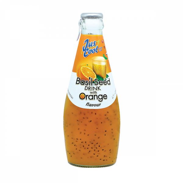 Jus Cool Basil Seed Drink Orange 290ml