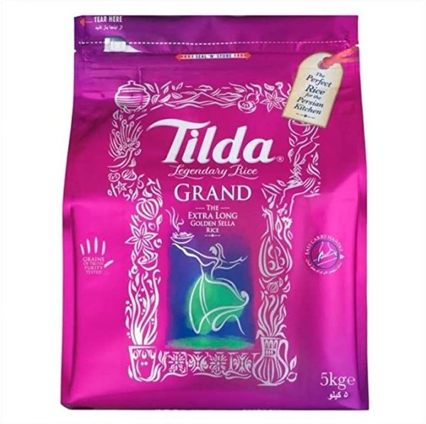 Tilda Grand Sella Rice 5kg