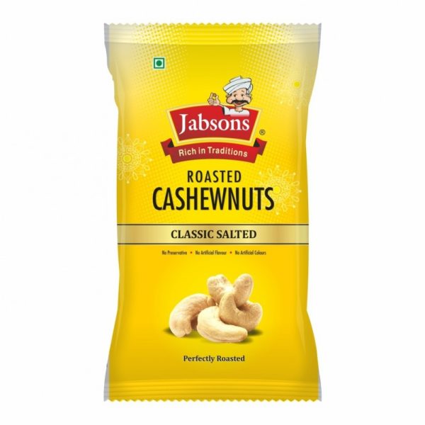 Jabsons Salted Kaju (Cashew Nuts)100g