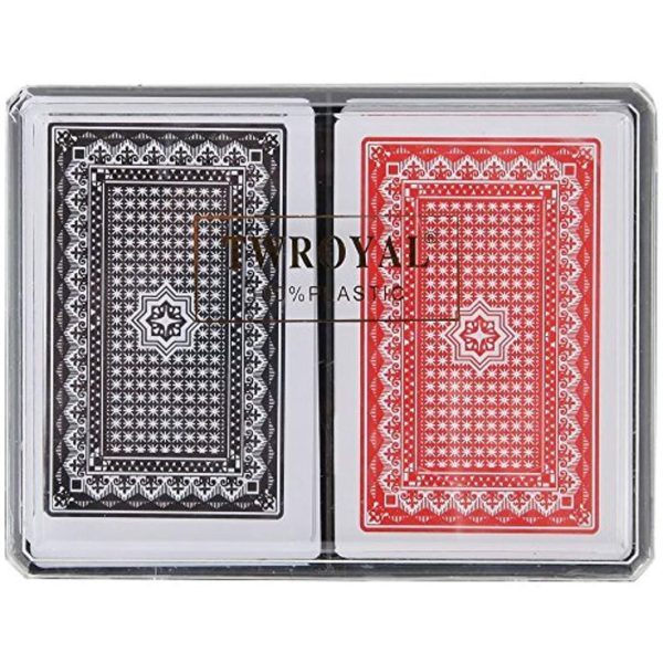 Plastic Playing Cards x 2