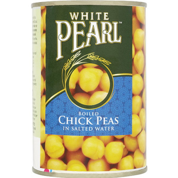 White Pearl Boiled Chick Peas 400g