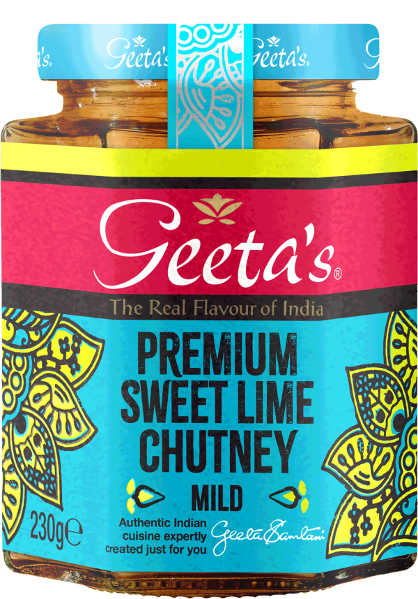 Geetas Premium Sweet Lime Chutney Mild 230g
