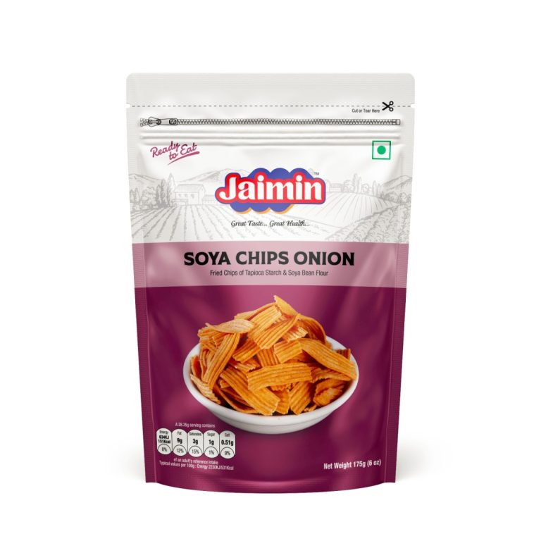 Jaimin Soya Chips Onion 175g Rashan Pani