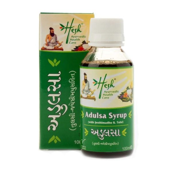 Hesh Tulsi Adulsa Jethimade Cough Syrup 100ml