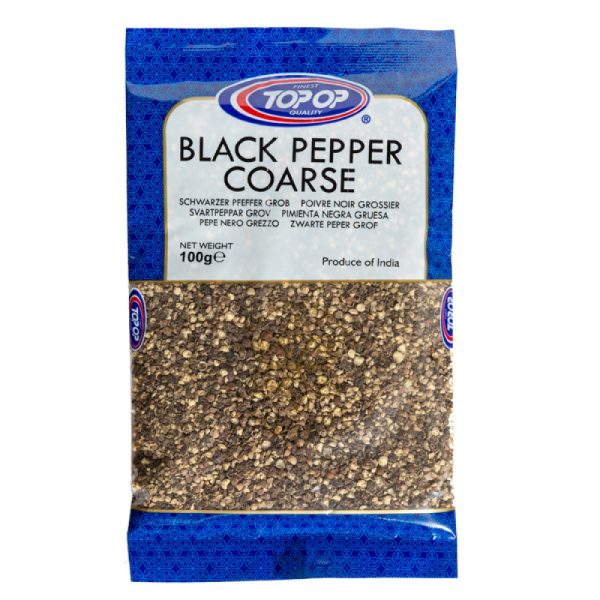 Top-Op Black Pepper Coarse 100g