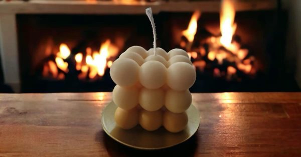 Bubble Cube Candle